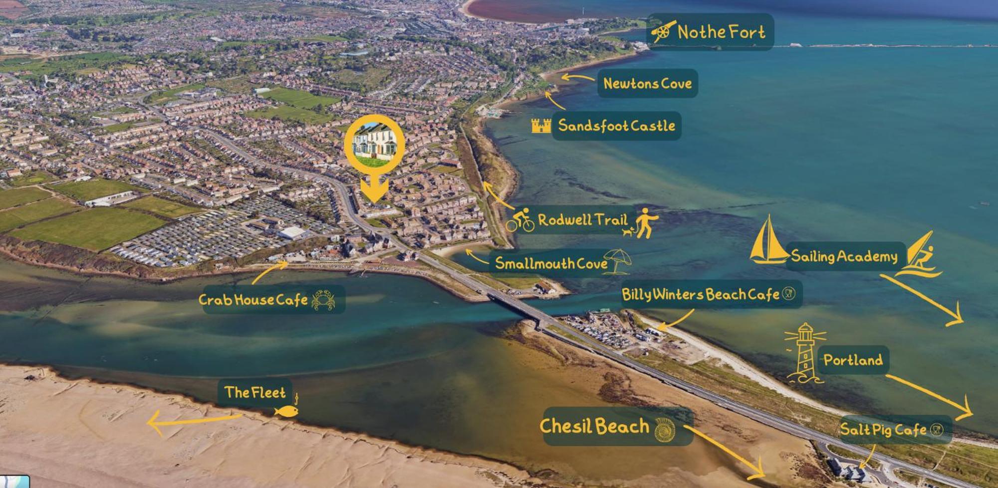 Spindrift - Views Of Chesil Beach Dog Friendly ウェーマス エクステリア 写真